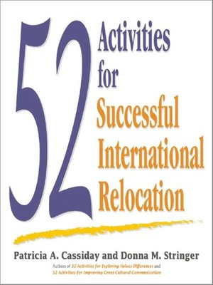 cover image of 52 Activities for Successful International Relocation